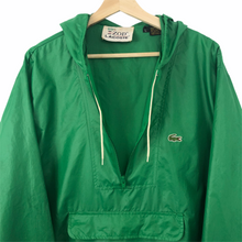 Load image into Gallery viewer, Vintage Green Lacoste Izod Half Zip Cagoule - Large (L) PTP 25"