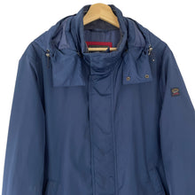 Load image into Gallery viewer, Paul and Shark Navy Hooded Jacket - Large (L) PTP 23"