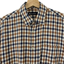 Load image into Gallery viewer, Aquascutum House Check Long Sleeved Shirt - Medium (M) PTP 21.75"