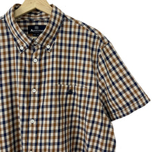 Load image into Gallery viewer, Aquascutum House Check Short Sleeved Shirt - Triple Extra Large (XXXL) PTP 25.25"