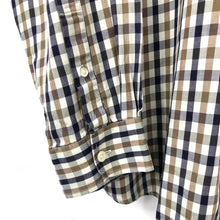 Load image into Gallery viewer, Aquascutum House Check Long Sleeved Shirt - Large (L) PTP 25"
