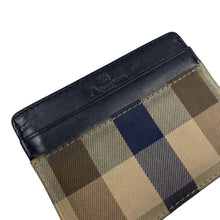 Load image into Gallery viewer, Aquascutum Classic Block Check Card Holder Wallet