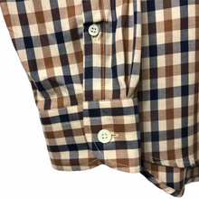Load image into Gallery viewer, Aquascutum House Check Long Sleeved Shirt - Large (L) PTP 22"