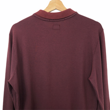 Load image into Gallery viewer, C.P Company Burgundy Long Sleeved Polo - Small (S) PTP 20"