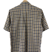 Load image into Gallery viewer, Aquascutum House Check Short Sleeved Shirt - Small (S) PTP 20"