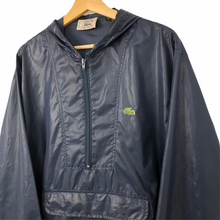 Load image into Gallery viewer, Vintage Lacoste Izod Navy Half Zip Cagoule - Large (L) PTP 25.75"