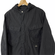 Load image into Gallery viewer, C.P Company Black Goggle Hooded Overshirt - Large (L) PTP 21"