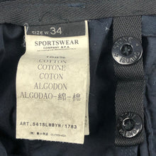 Load image into Gallery viewer, Stone Island Dark Navy Bermuda Cargo Shorts - W 34"