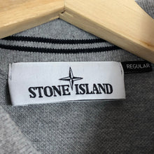 Load image into Gallery viewer, Stone Island Grey Short Sleeved Polo - Large (L) PTP 20.75"