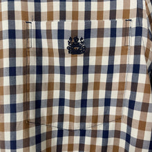 Load image into Gallery viewer, Aquascutum House Check Long Sleeved Shirt - Medium (M) PTP 20.75"