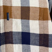 Load image into Gallery viewer, Aquascutum Block Check Flannel Long Sleeved Shirt - Small (S) PTP 19"