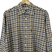 Load image into Gallery viewer, Aquascutum House Check Long Sleeved Shirt - Medium (M) PTP 23"