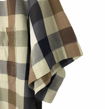 Load image into Gallery viewer, Aquascutum Block Check Short Sleeved Shirt - Medium (M) PTP 23"