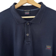 Load image into Gallery viewer, Paul and Shark Navy Long Sleeved Polo - Five Extra Large (5XL) PTP 31"