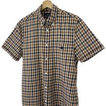 Load image into Gallery viewer, Aquascutum House Check Short Sleeved Shirt - Medium (M) PTP 20.5"