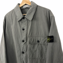 Load image into Gallery viewer, Vintage Stone Island Grey Button / Zip Up Overshirt - Large (L) PTP - 24"