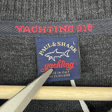 Load image into Gallery viewer, Paul and Shark Bretagne Grey Crew Neck Sweater - Large (L) PTP 25.25"