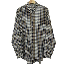 Load image into Gallery viewer, Aquascutum House Check Long Sleeved Shirt - Medium (M) PTP 24"