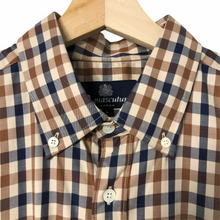 Load image into Gallery viewer, Aquascutum House Check Long Sleeved Shirt - Large (L) PTP 22"