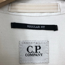 Load image into Gallery viewer, C.P Company White Short Sleeved Polo - Extra Large (XL) PTP 23.5"