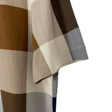 Load image into Gallery viewer, Aquascutum Block Check Short Sleeved Polo - Medium (M) PTP 21.25"