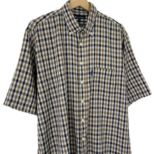 Load image into Gallery viewer, Aquascutum House Check Short Sleeved Shirt - Extra Large (XL) PTP 25"