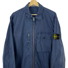 Load image into Gallery viewer, Stone Island Navy Blue Pocket Overshirt - Extra Large (XL) PTP 23"