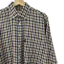 Load image into Gallery viewer, Aquascutum House Check Long Sleeved Shirt - Medium (M) PTP 23.5"