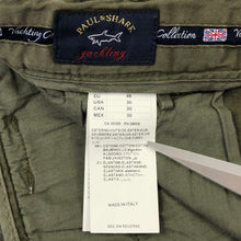 Load image into Gallery viewer, Paul and Shark Khaki Bermuda Cargo Shorts - W 30"