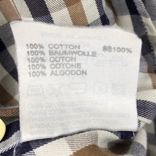 Load image into Gallery viewer, Aquascutum House Check Short Sleeved Shirt - Medium (M) PTP 21.5"