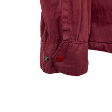Load image into Gallery viewer, C.P Company Burgundy Goggle Hooded Overshirt - Triple Extra Large (XXXL) PTP 24"