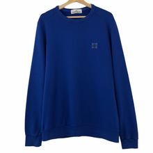 Load image into Gallery viewer, Stone Island Blue Crew Neck Logo Sweater - Extra Large (XL) PTP 24"