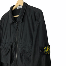 Load image into Gallery viewer, Stone Island Black Double Pocket Overshirt - Double Extra Large (XXL) PTP 25.75"