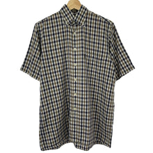 Load image into Gallery viewer, Aquascutum House Check Short Sleeved Shirt - Small (S) PTP 21.5"