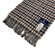 Load image into Gallery viewer, Aquascutum Classic House Check 100% Lambswool Scarf - One Size Fits All