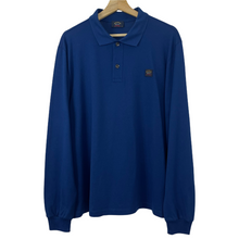 Load image into Gallery viewer, Paul and Shark Blue Long Sleeved Polo - Extra Large (XL) PTP 23"