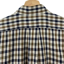 Load image into Gallery viewer, Aquascutum House Check Short Sleeved Shirt - Small (S) PTP 21.75"