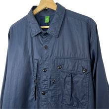 Load image into Gallery viewer, Ma.Strum Navy Blue Button Up Multi Pocket Overshirt - Extra Large (XL) PTP 24.5"