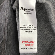 Load image into Gallery viewer, Aquascutum Grey Short Sleeved Pocket T-Shirt - Medium (M) PTP 21"