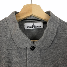 Load image into Gallery viewer, Stone Island Grey Short Sleeved Polo - Large (L) PTP 20.75"