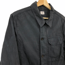 Load image into Gallery viewer, C.P Company Navy Pocket Lens Overshirt - Small (S) PTP 19.75"