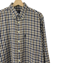 Load image into Gallery viewer, Aquascutum House Check Long Sleeved Shirt - Large (L) PTP 24"
