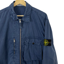 Load image into Gallery viewer, Stone Island Navy Blue Pocket Overshirt - Extra Large (XL) PTP 23"