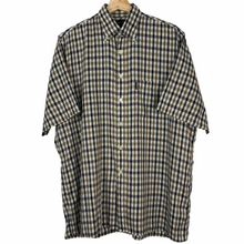 Load image into Gallery viewer, Aquascutum House Check Short Sleeved Shirt - Large (L) PTP 24"