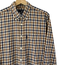 Load image into Gallery viewer, Aquascutum House Check Long Sleeved Shirt - Large (L) PTP 21.75"