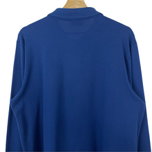Load image into Gallery viewer, Paul and Shark Blue Long Sleeved Polo - Extra Large (XL) PTP 23"