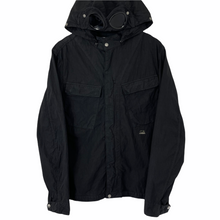 Load image into Gallery viewer, C.P Company Black Goggle Hooded Overshirt - Large (L) PTP 21"