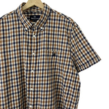 Load image into Gallery viewer, Aquascutum House Check Short Sleeved Shirt - Triple Extra Large (XXXL) PTP 25.25"