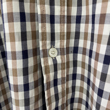 Load image into Gallery viewer, Aquascutum House Check Short Sleeved Shirt - Large (L) PTP 24.75"