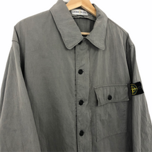 Load image into Gallery viewer, Vintage Stone Island Grey Button / Zip Up Overshirt - Large (L) PTP - 24"